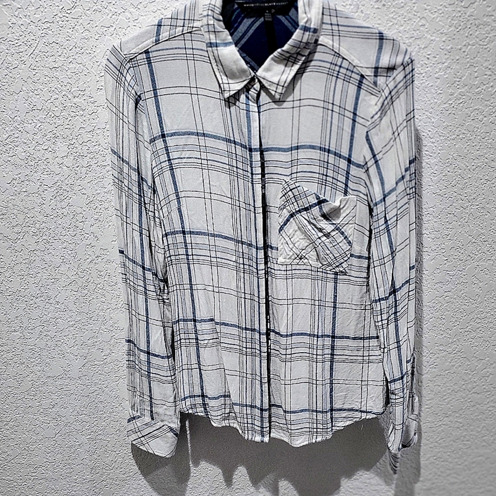WHBM Ladies Flannel Shirt sz